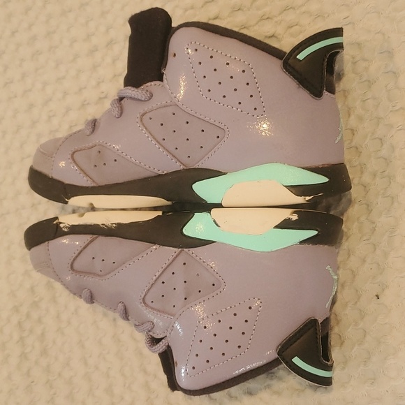 Nike Air Jordan 6 Retro GG Iron Purple Turquoise (#3) - Picture 4 of 8
